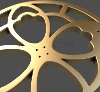 3D model Carved clover (STL)